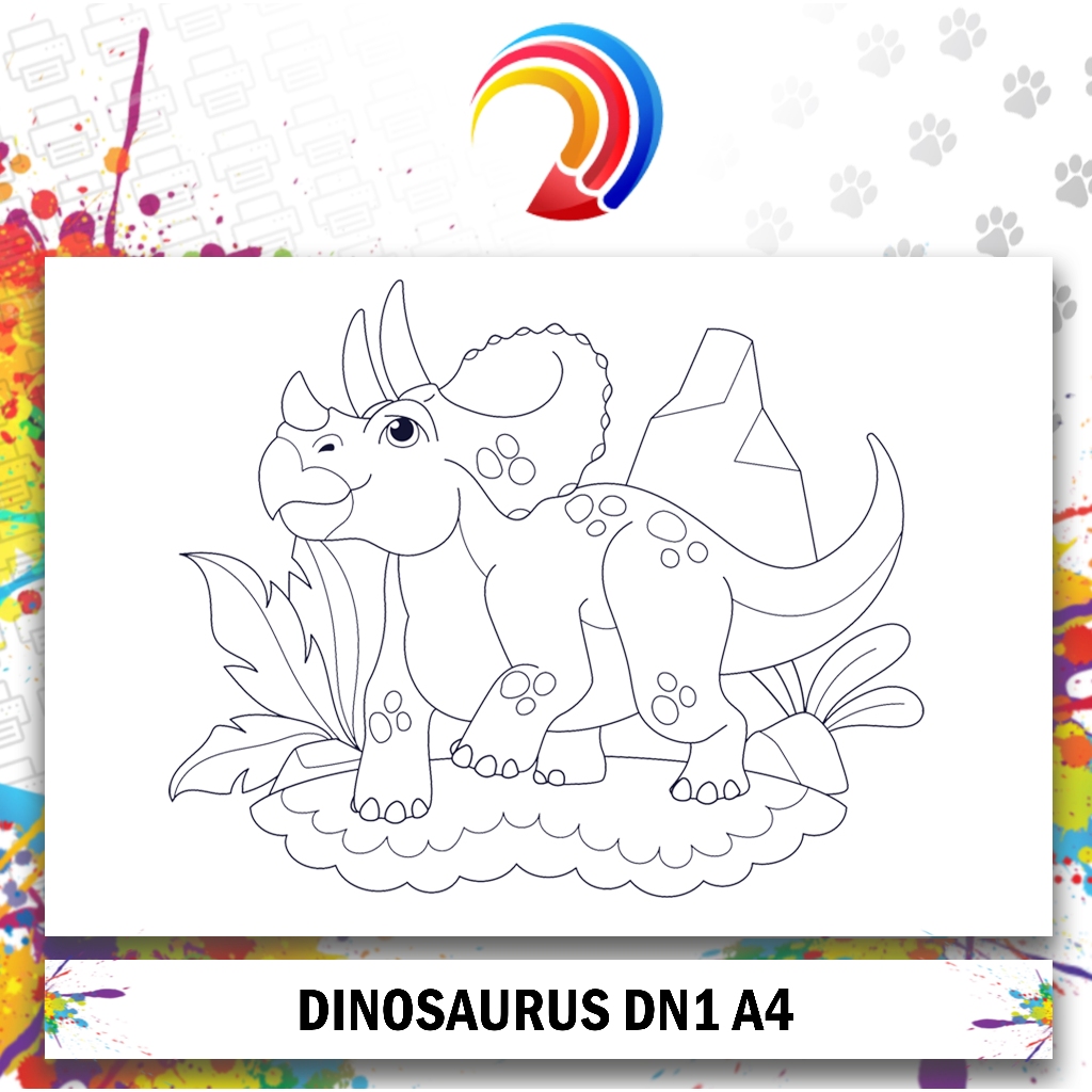 

mewarnai hewan belajar mewarnai hewan kertas mewarnai coloring Dinosaurus dino