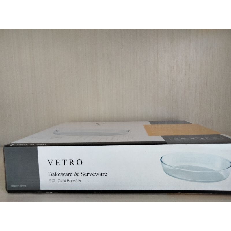 Bakeware & Serveware VETRO 2 ltr Oval (Masak & Saji)
