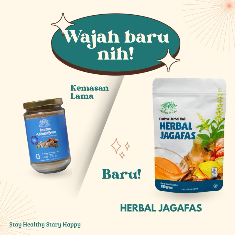 

Padma Herbal Instan Ashmafree Herbal JAGAFAS untuk Batuk Pilek Ashma