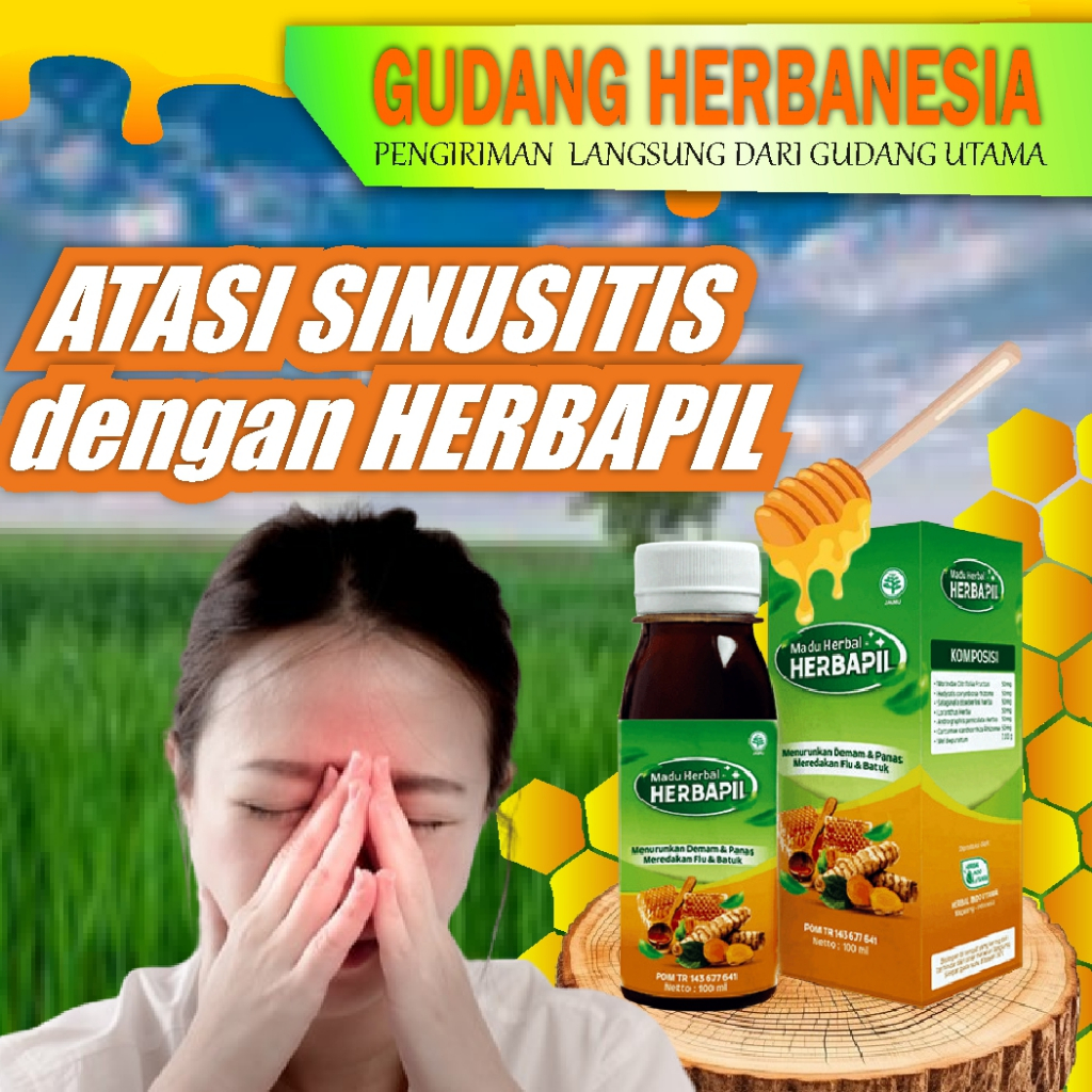 

Madu Herbapil - atasi sinus batuk dan pilek dengan herbal