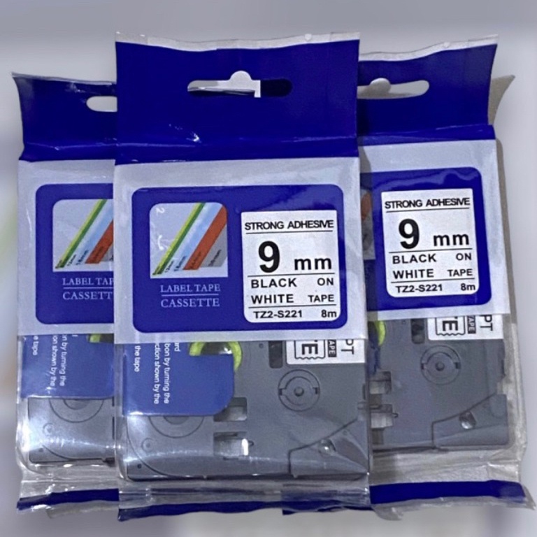 

KODE T28D Label Tape TZE 221 TZE221 compatible Brother 9mm Strong Adhesive