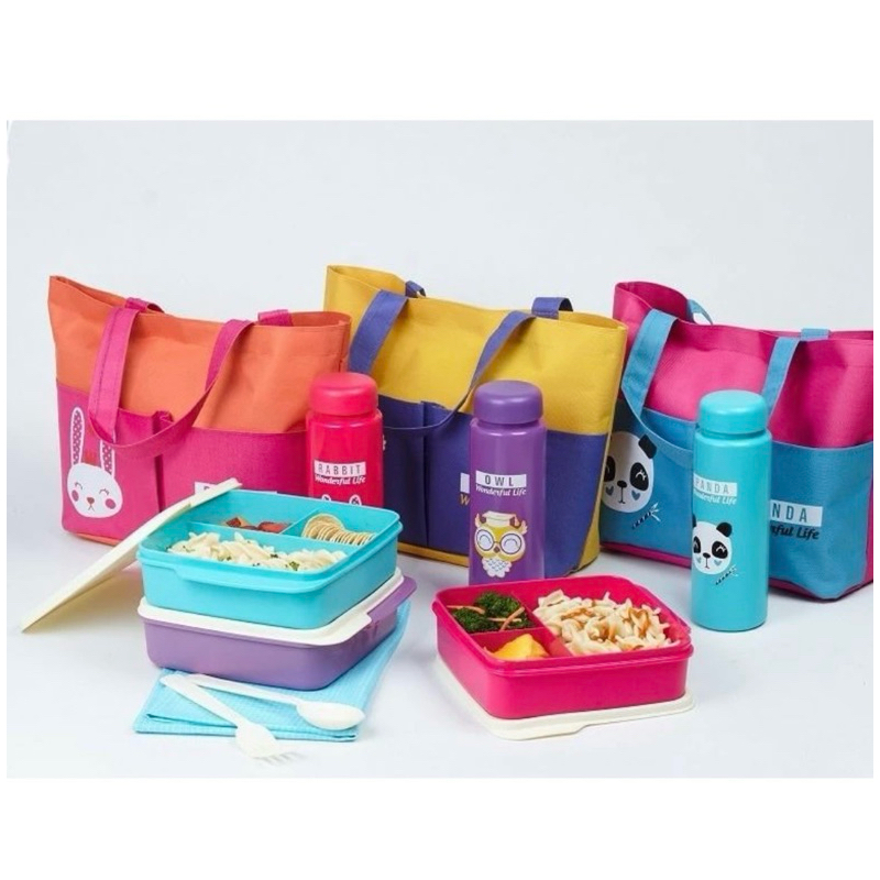 JS Lunch Box Set CPM BPA Free/Kotak Makan Anak dan Dewasa/Bekal Bontot