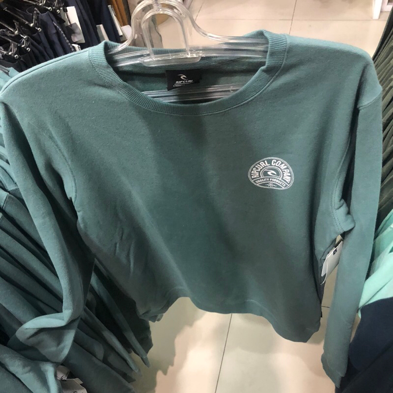 jaket pria rip curl original stapler crew bluestone