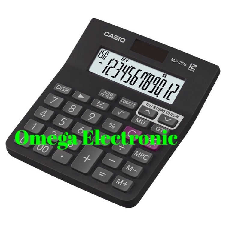

KODE I83A Casio MJ12Da Kalkulator Desktop Check Correct MJ 12Da 12 Digit Cek Ulang