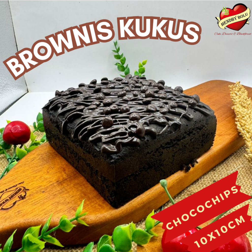 

Brownies Kukus / Brownis Coklat / Brownie / Brownies Keju / Kue Brownies Kukus / Cemilan Coklat