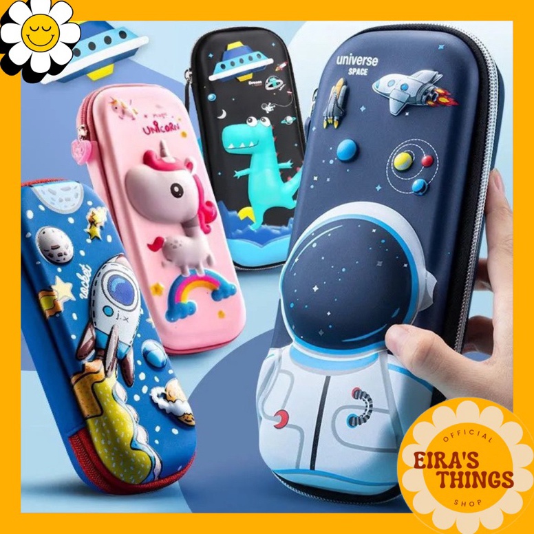 

KODE P39Z Tempat Pensil Anak Karakter 3D bahan EVA Anti Air Tepak Kotak Pensil Sekolah