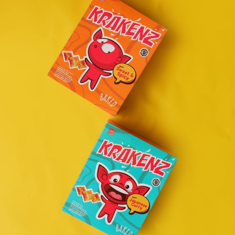

Krakenz sweet and spicy - snack pedas karakter