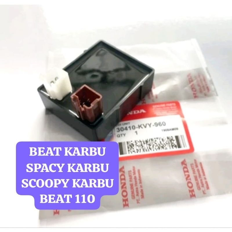 CDI ECU ECCU BEAT KARBU SPACY KARBU SCOOPY CARBU BEAT 110 HONDA KVY ORI