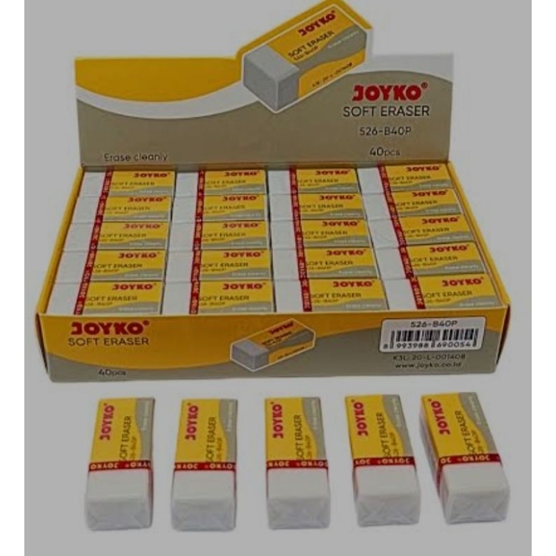 

(1pack)Penghapus Joyko kecil isi 40pcs