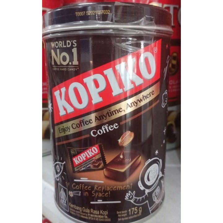 

PERMEN KOPIKO KALENG 175 GRAM COFFEE HARD CANDI / KEMBANG GULA RASA KOPI