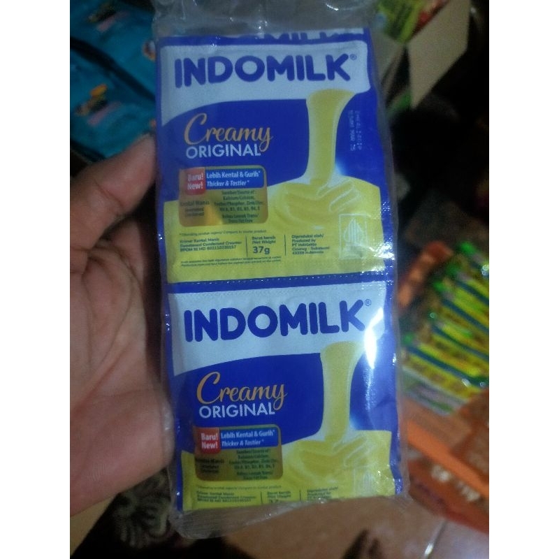 

susu indomilk sacet putih 1karton