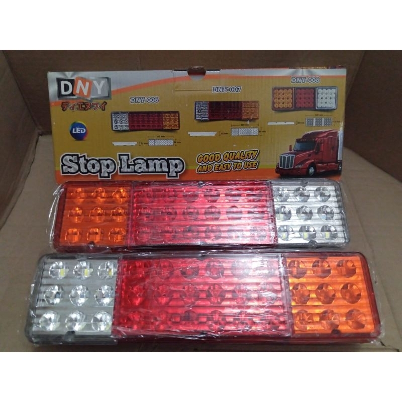 Lampu Belakang Mitsubishi L300 Stop Lamp Tanza LED 24V DNY007/ DNY006