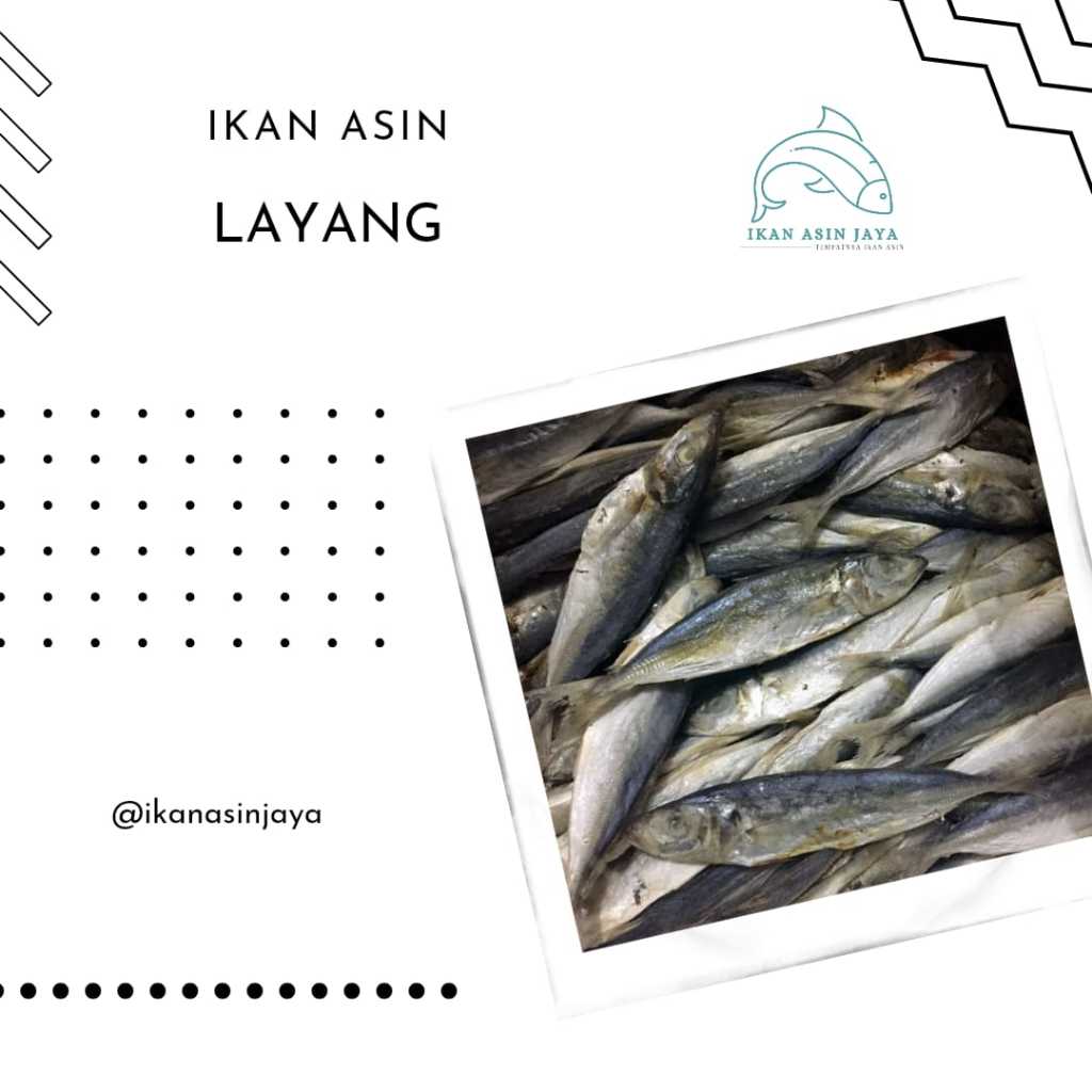 

Ikan Asin Layang / Layang Asin 500 Gram