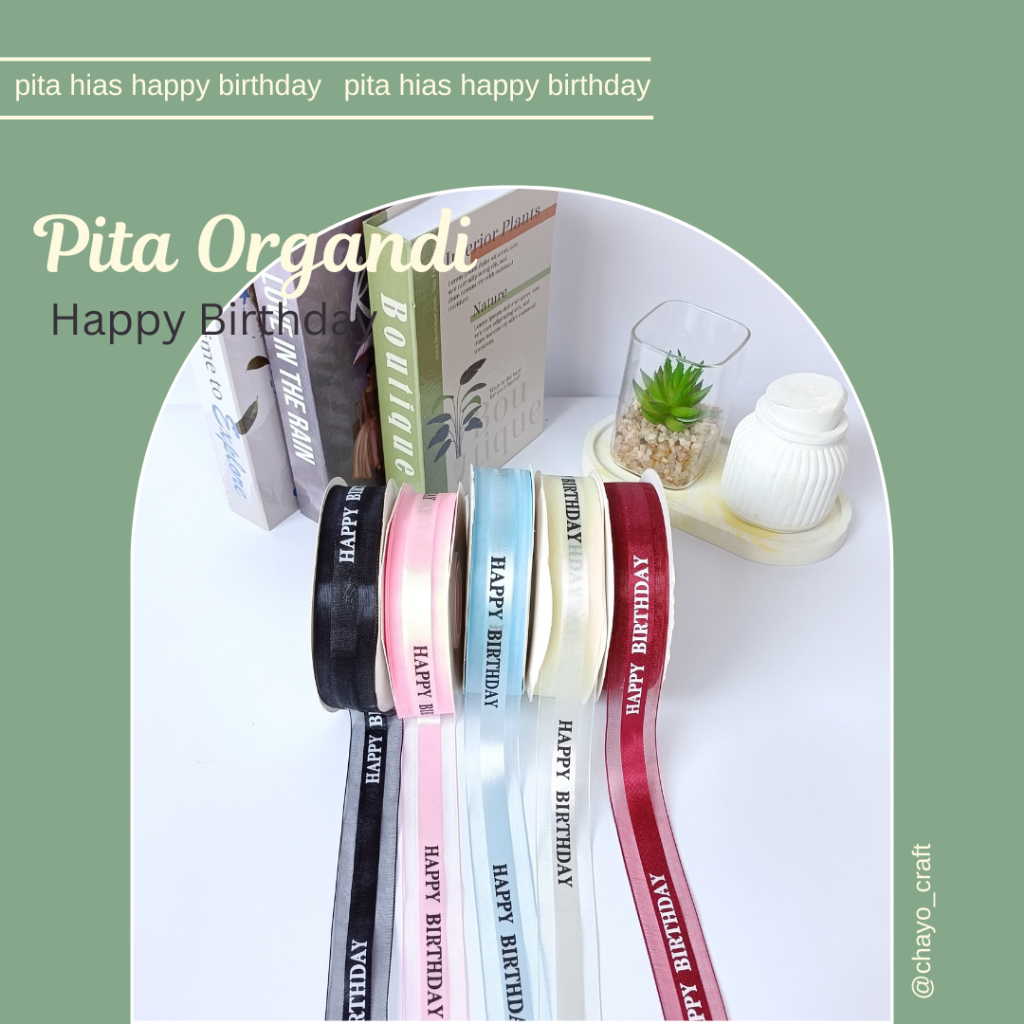 

Pita Organdi Happy Birthday