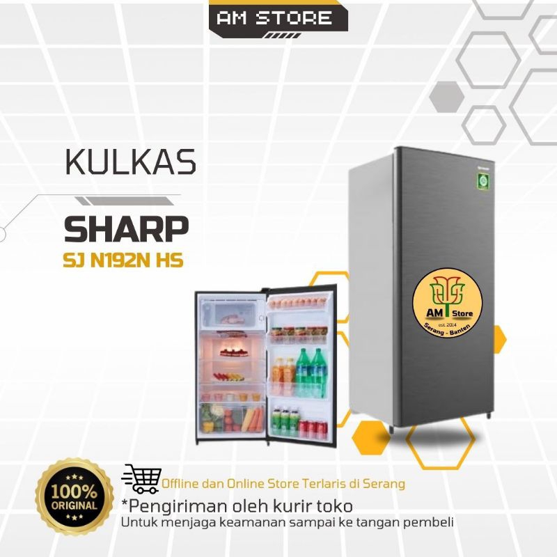Kulkas 1 Pintu Sharp SJ N192N HS