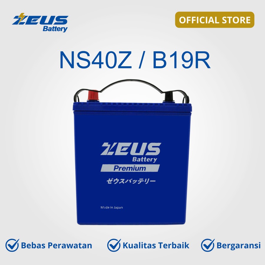 Aki Mobil Taruna, Carry, Luxio, APV, dan Grandmax 60B19R Accu Zeus MF
