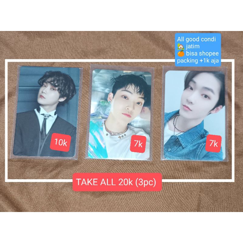 photocard kevin theboyz stealer bene maverick makestar withdrama pocketbag Q new doom the start set 