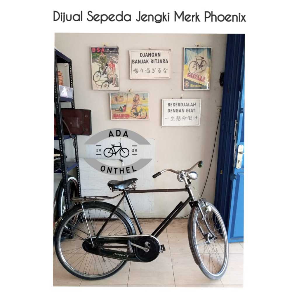 DIJUAL SEPEDA ONTHEL JENGKI 26 LANANG MERK PHOENIX