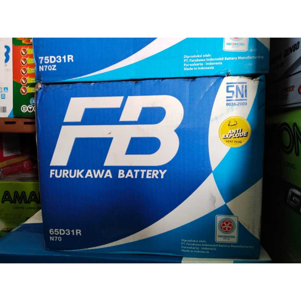 Aki Mobil FB Conventional N70 Furukawa Battery 65D31R (75Ah)