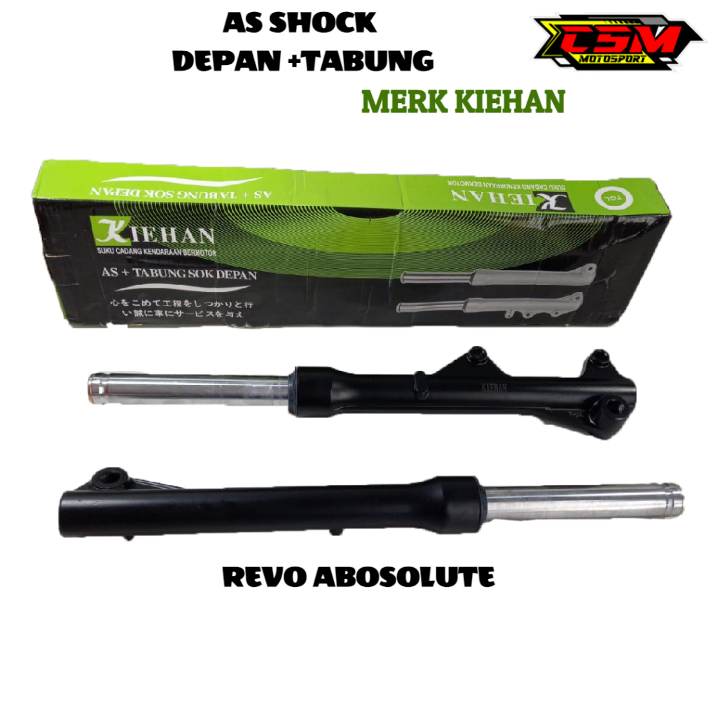 AS SHOCK DEPAN PLUS TABUNG REVO ABSOLUTE REVO FIT REVO LAMA KIEHAN AS SHOCK DEPAN + TABUNG REVO ABS 