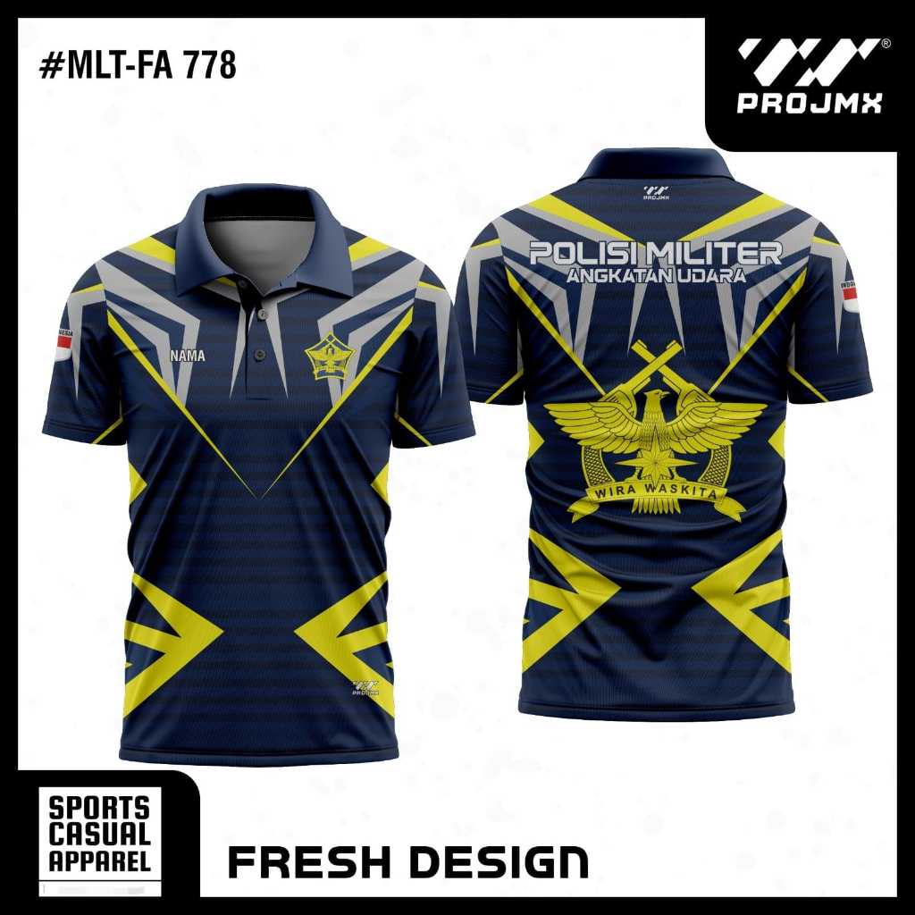 PROJMX - KAOS JERSEY POLISI MILITER AU | BEBAS CUSTOM