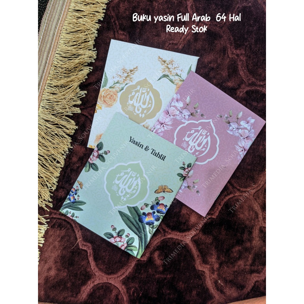 { READY STOK } Buku Yasin Tahlil Arab Tanpa Terjemahan