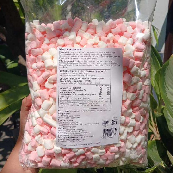 

Corniche Marshmallow Mini Pink & White 1kg/ mini marshmellow