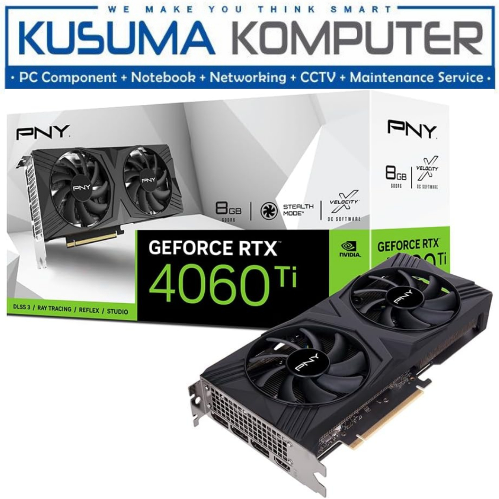 PNY GeForce RTX 4060 Ti 8GB GDDR6 VERTO Dual Fan