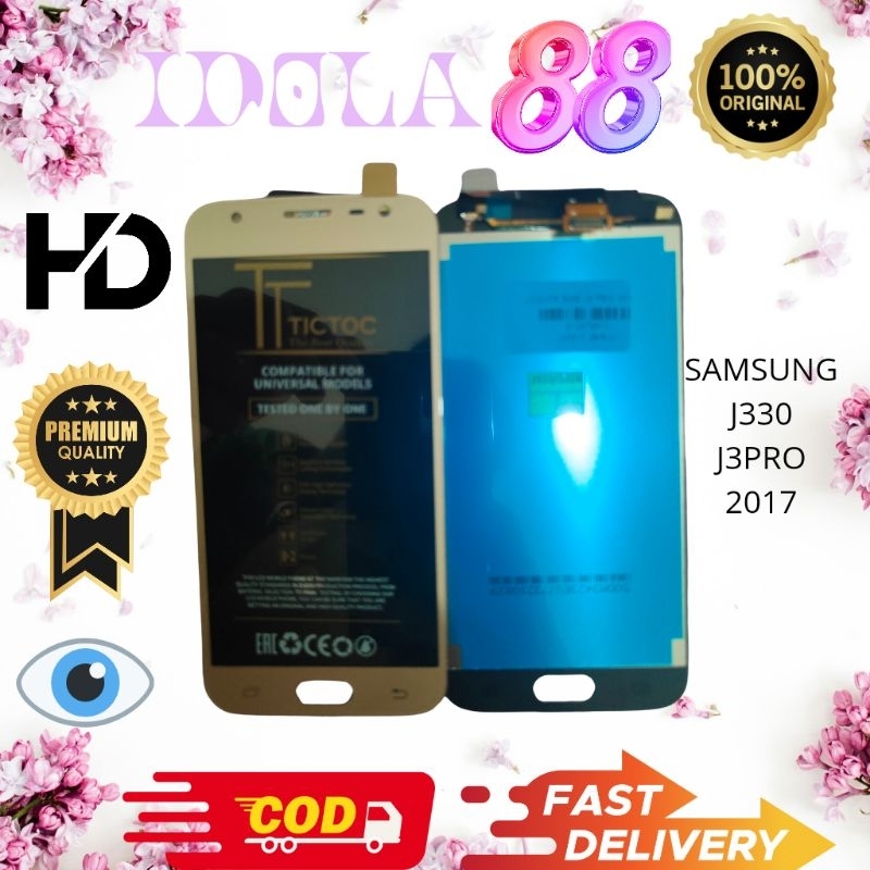 LCD FULLSET SAMSUNG J3PRO 2017 / J3 PRO / J330 ORIGINAL TOUCHSCREEN LCD