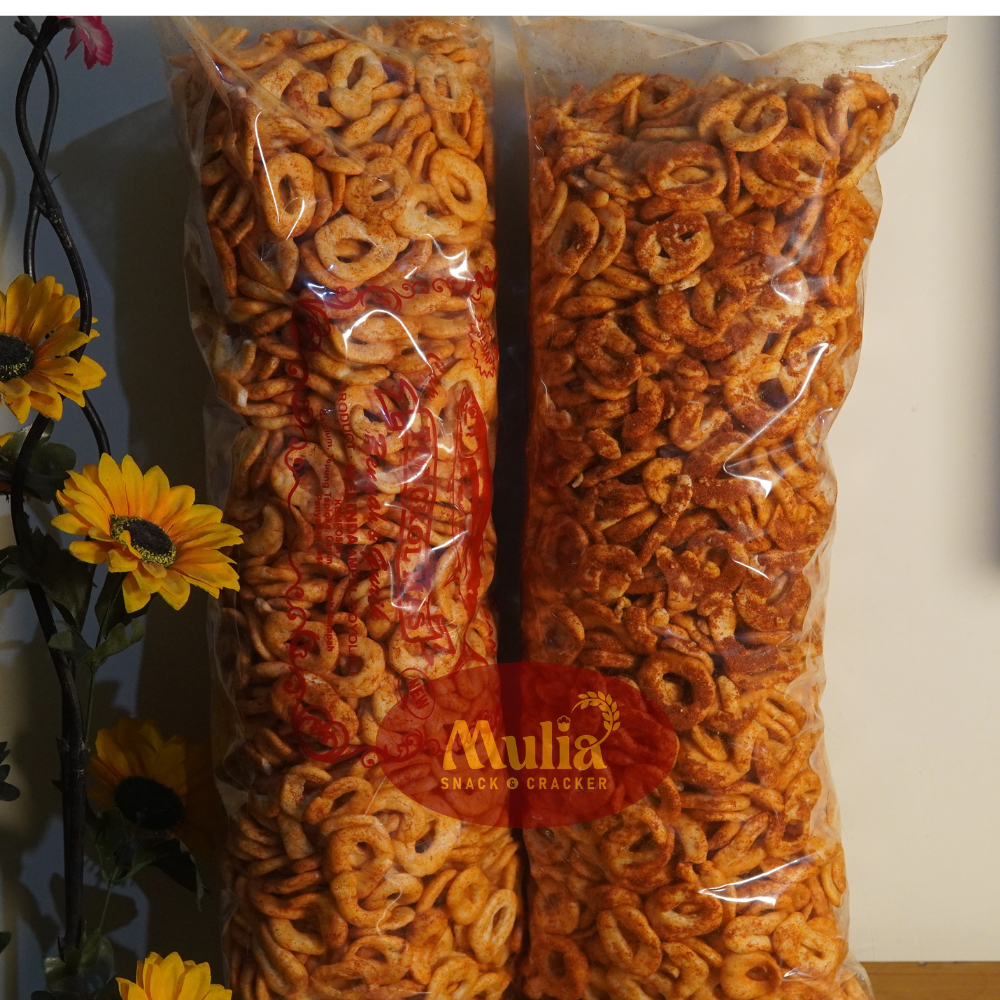 

Kerupuk Ring Udang 800gram / Stik ring jumbo food snack