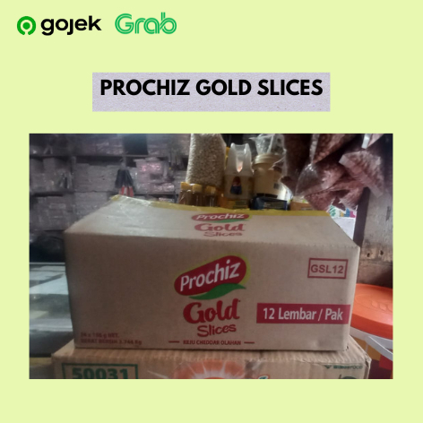 

Prochiz Gold Slices 12 Lembar isi 24 - 156g (1 dus)