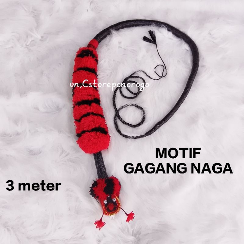 PECUT BOPO GAGANG NAGA / pecut bopo / pecut tari / cambuk / cemeti