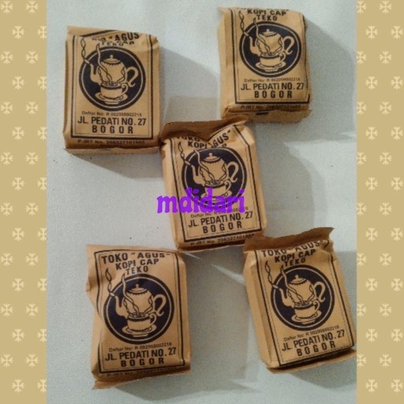 

Kopi Tanpa Gula Cap Teko Toko Agus 80grx5pcs