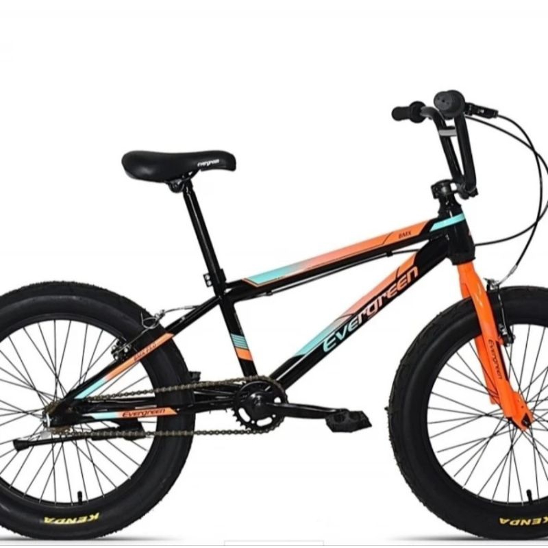 Sepeda Anak BMX 20inch Evergreen Clasis ban besar 3.0