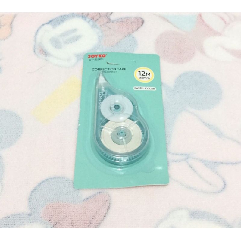 

Tipex Kertas / Joyko Correction Tape /Pita Koreksi Warna Pastel Tidak Mudah Terputus