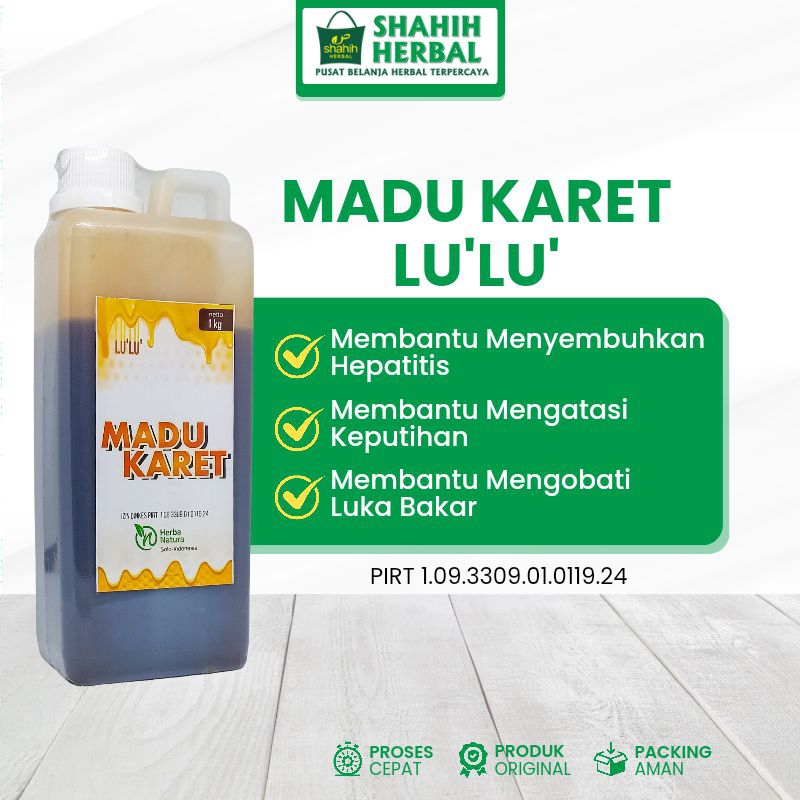 

Suplemen Imunitas tubuh Madu karet Lu'lu' 100% madu murni