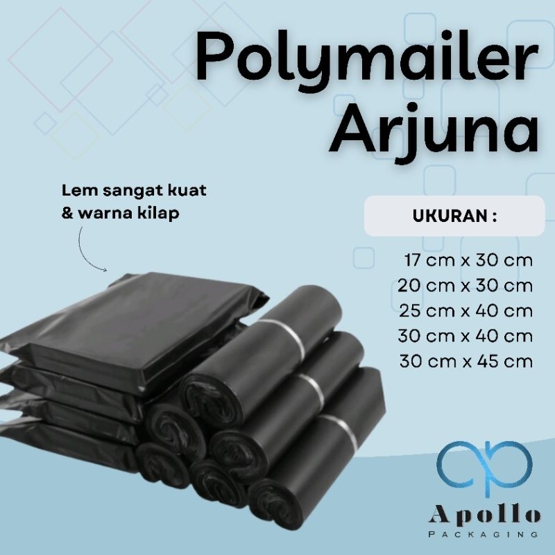 

ARJUNA - Plastik Packing Polymailer Hitam 30x40 cm