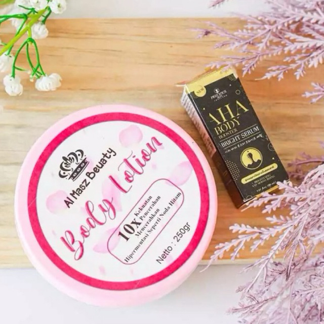BODY LOTION 100 FREE SERUM AHA/DOSTING BADAN PEMUTIH PERMANEN/HB THAILAND PENCERAH ORI