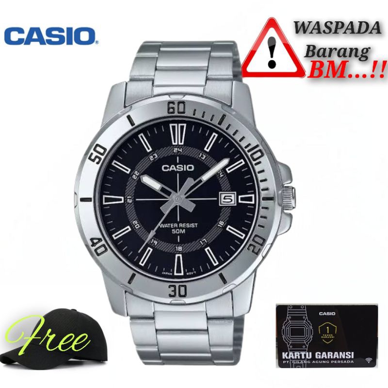 jam tangan pria Casio mtp-vd01d-1cvudf / Casio original mtp-vd01d-1c