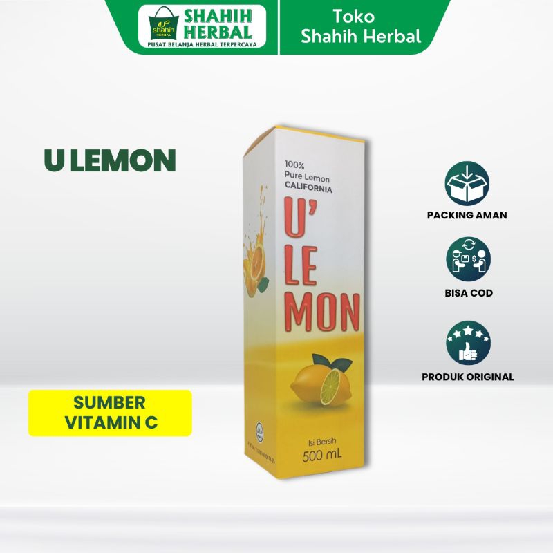 

U'LEMON SARI BUAH LEMON 500ml