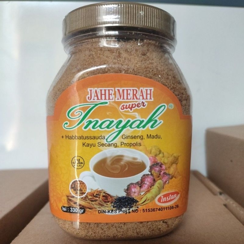 

JAHE MERAH SUPER INAYAH 330 GR - JAHE SUPER PLUS HABBATUSSAUDA