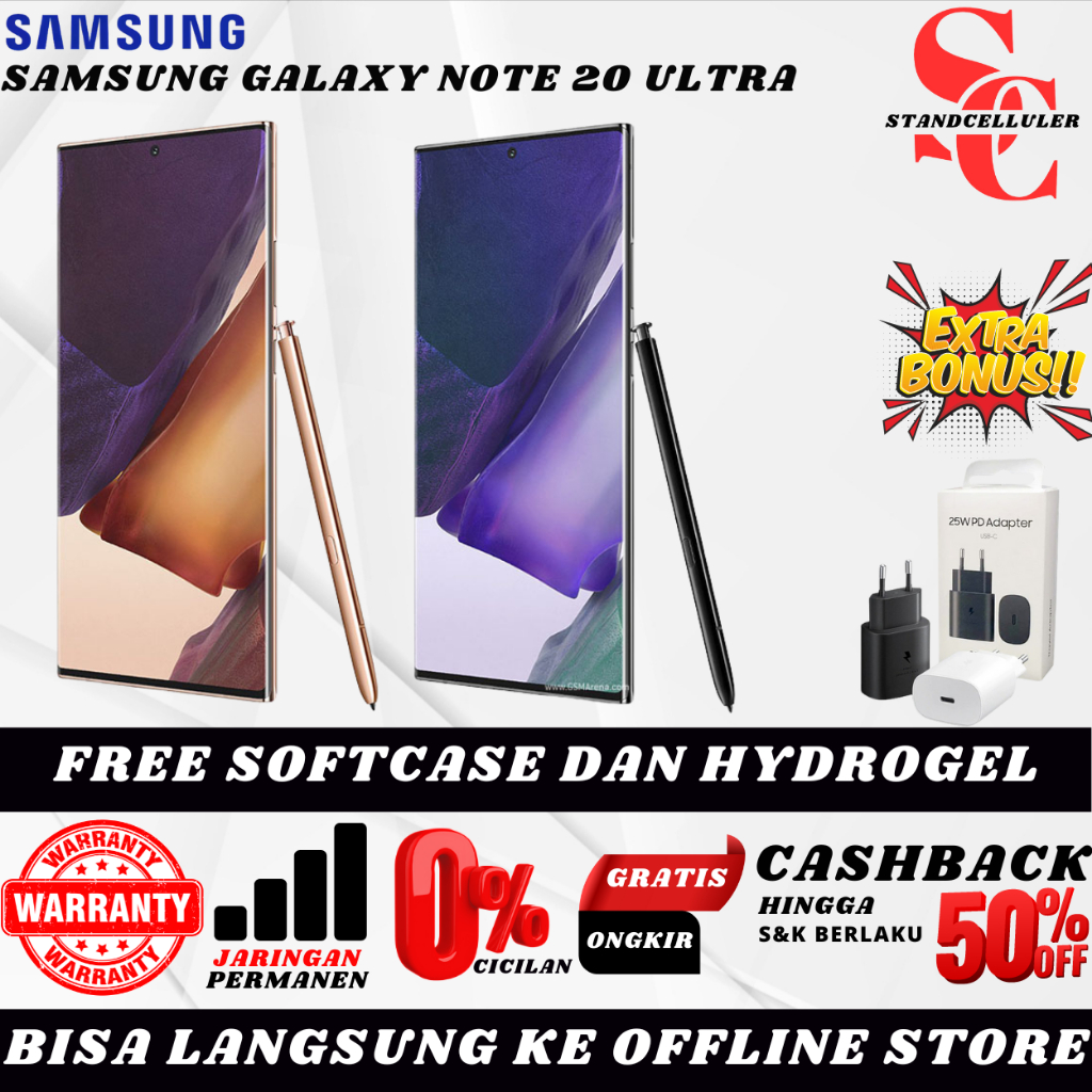 SEIN | Samsung Galaxy Note 20 Ultra | Note 20 512GB 256GB Second Original Resmi Indonesia