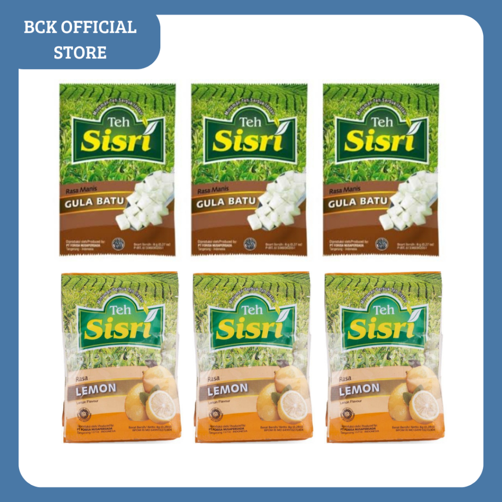 

Teh Sisri Serbuk Minuman 10x8gr (Renceng)