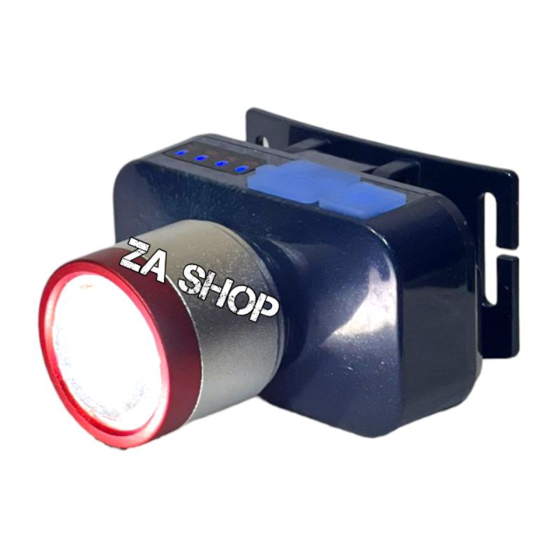 Senter Kepala Cas 100Watt Sunpro LED Laser Zoom Rechargeable Type C Headlam S-8125