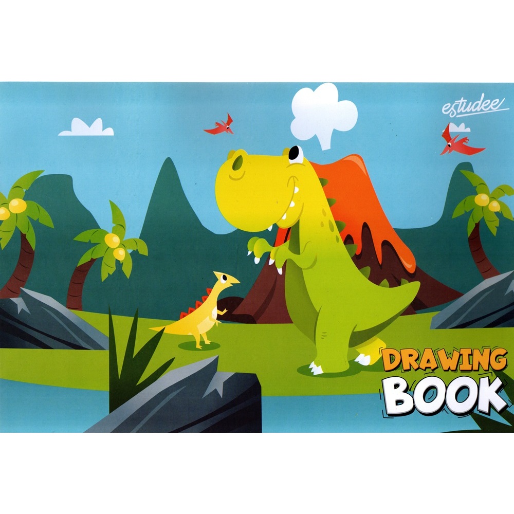 

GRAMEDIA BSD CITY - ESTUDEE DRAWING BOOK A4 J DINO
