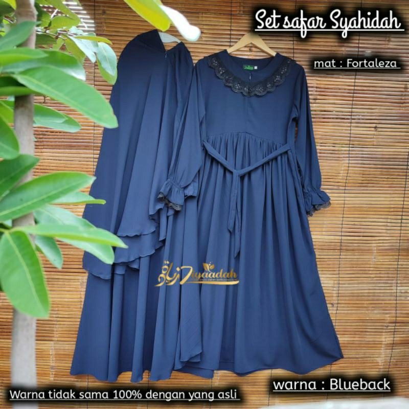 Set gamis safar syahidah