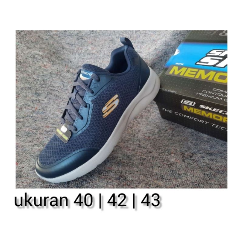 sepatu sport running joging olahraga pria Skechers asli ori original