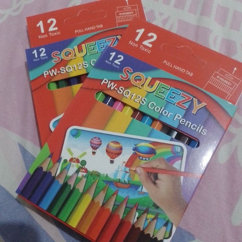 

SQUEEZY PENSIL WARNA 12 PCS KECIL