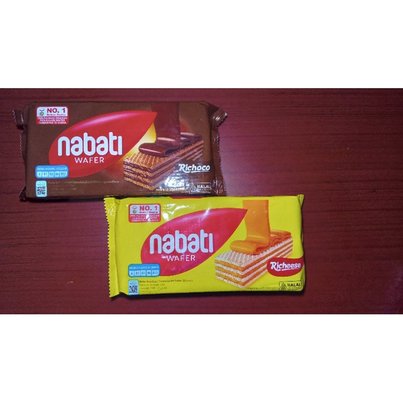 

Wafer Nabati richeese & richoco kemasan 122gr