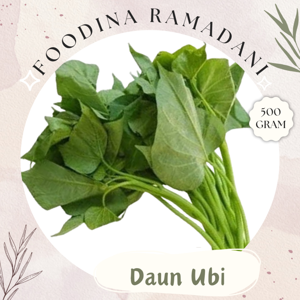 

DAUN UBI Jalar - Sweet Potato Leaf Fresh [ Berat 500gr ] Harga Per 0,5 Kg